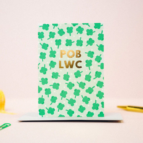 Welsh good luck cards Adra