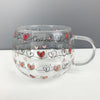 Cariad glass mug