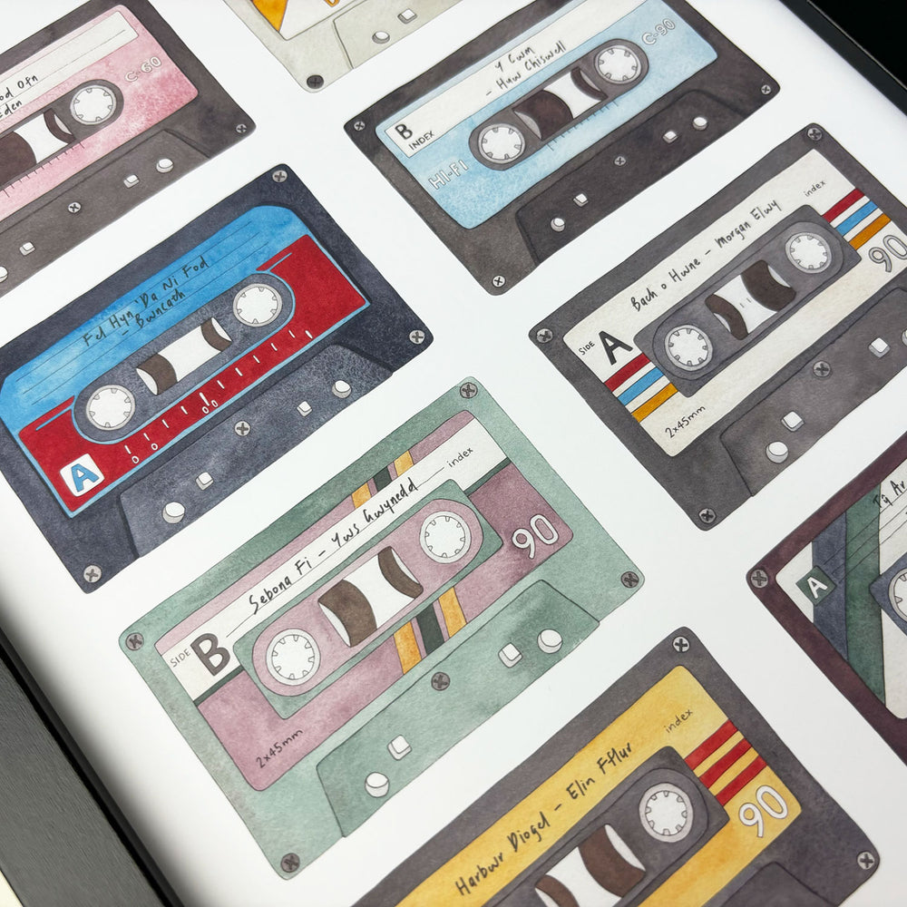 Welsh songs cassettes print