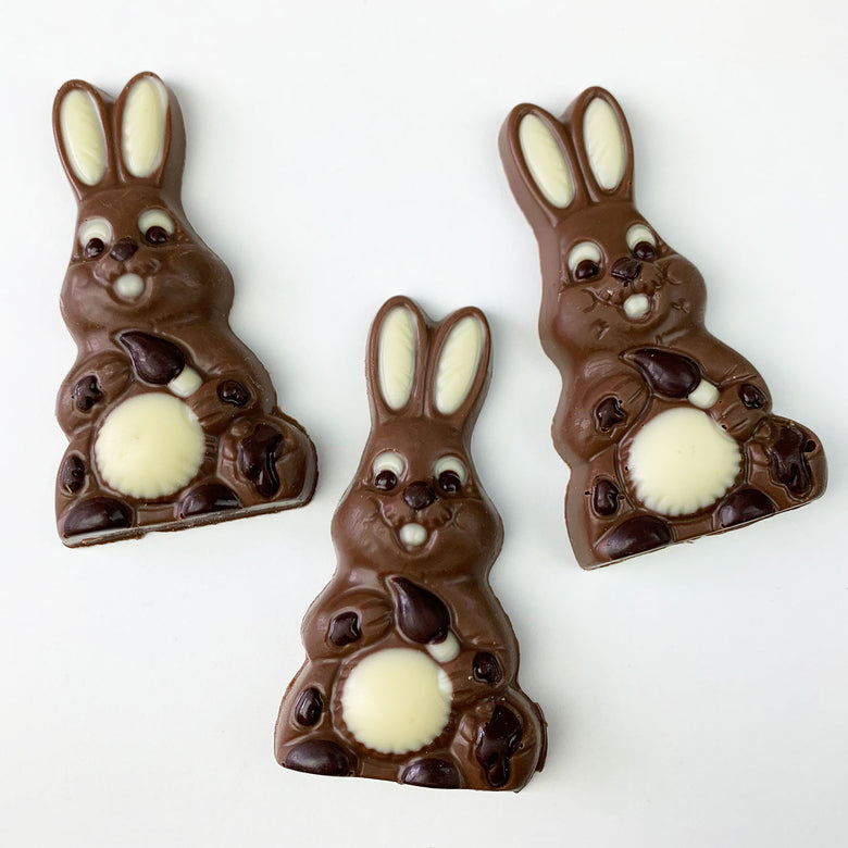 Belgian chocolate bunnies