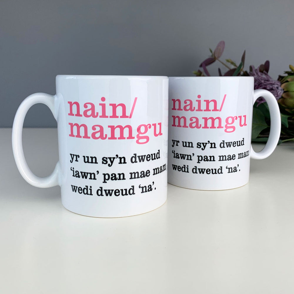 Welsh definition mug - nain/mamgu