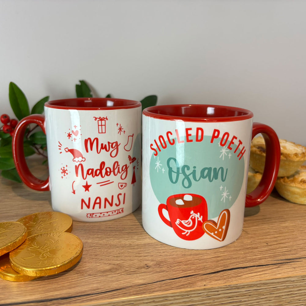 Personalised hot chocolate mug