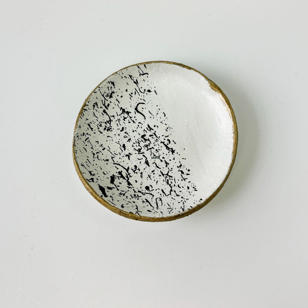 Splatter effect trinket dish - small