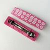 Handmade hair clips featuring the iconic Welsh blanket pattern in pink