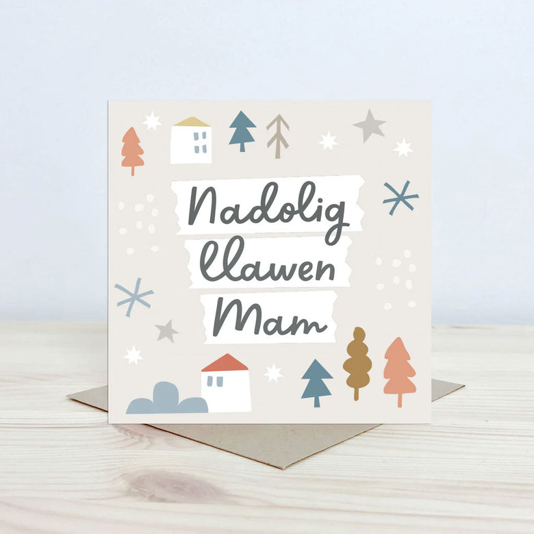 Nadolig Llawen Mam Christmas card