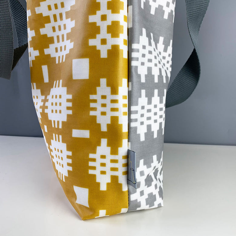 Welsh Oilcloth Tote Bag Eleanor's Attic Adra bags Adra