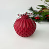 Christmas bauble scented candle