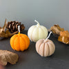 Pumpkin candles - set of 3