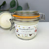 Soy wax Welsh candle featuring the words Mynyddoedd Cymru.