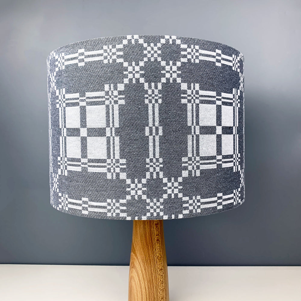 Brithwaith Welsh tapestry lampshade - grey
