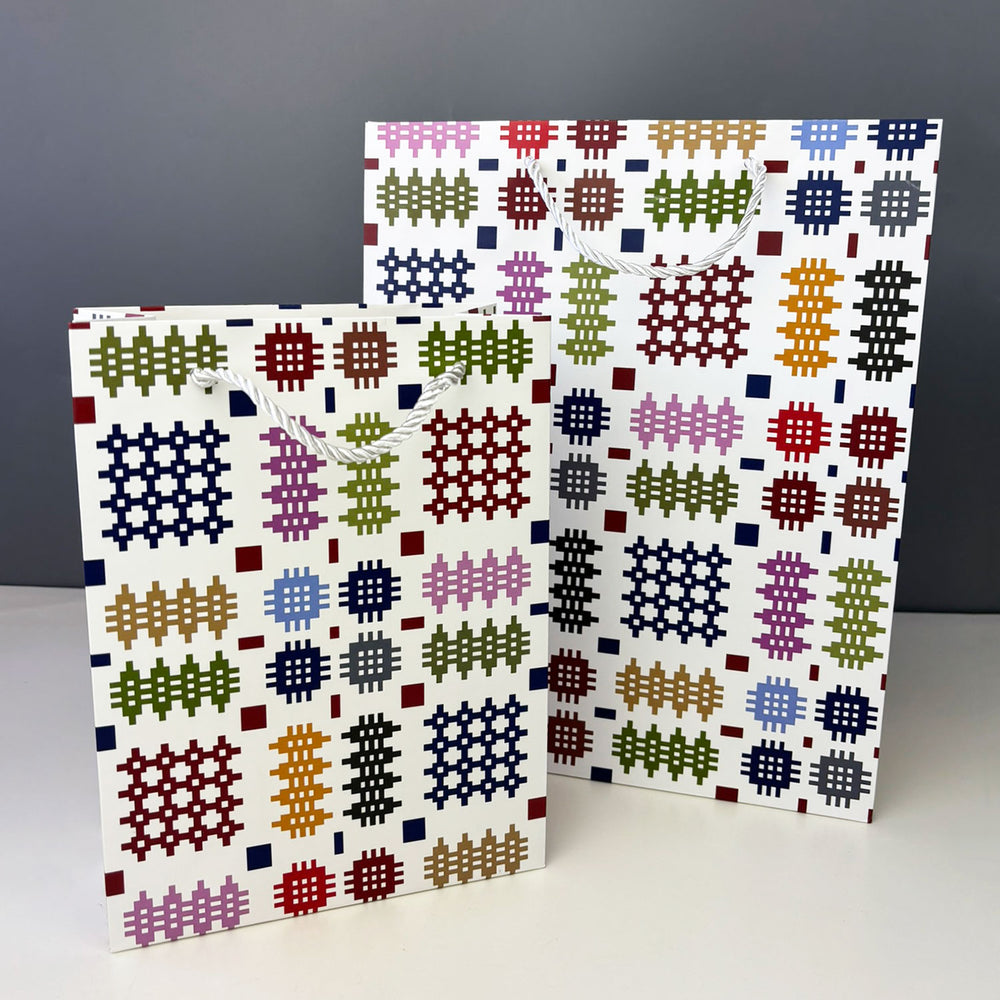 Welsh blanket gift bag