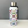 Stainless steel reusable water bottle featuring the classic Welsh blanket design.