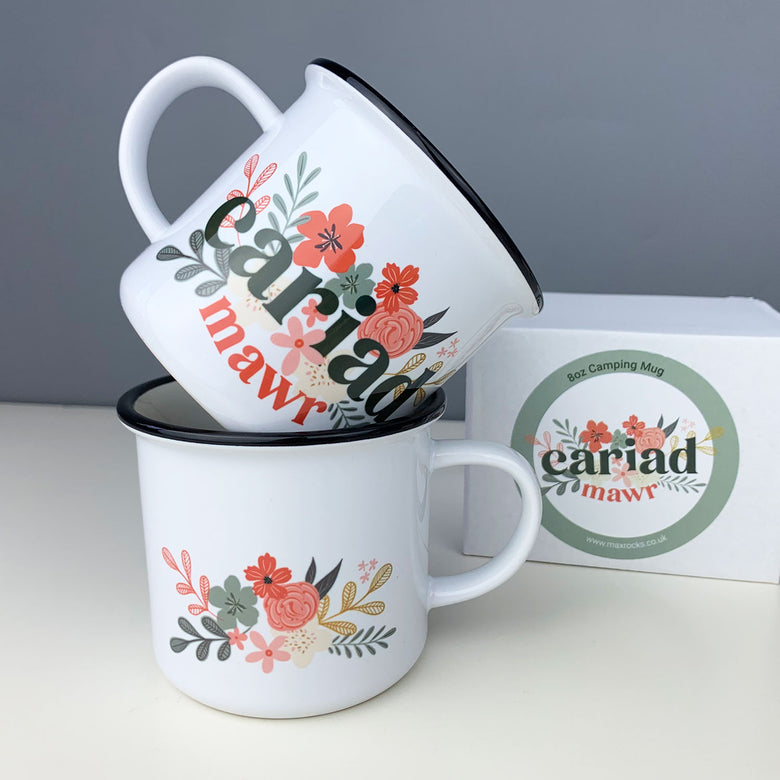 Cariad mawr ceramic mug