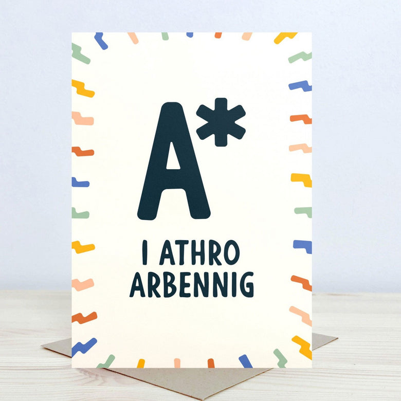 Athro arbennig card
