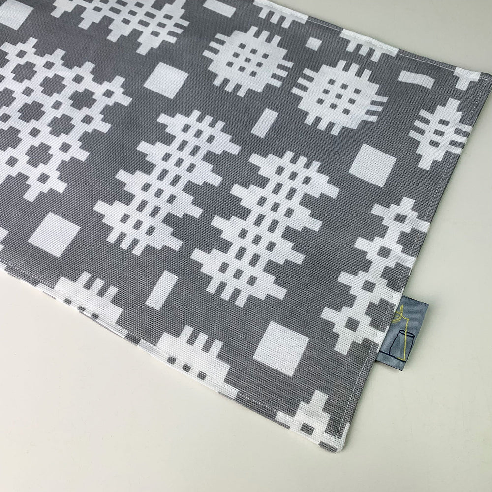 Welsh Mat Welsh Blanket Print Table Mats | Welsh Kitchen Textiles | Adra