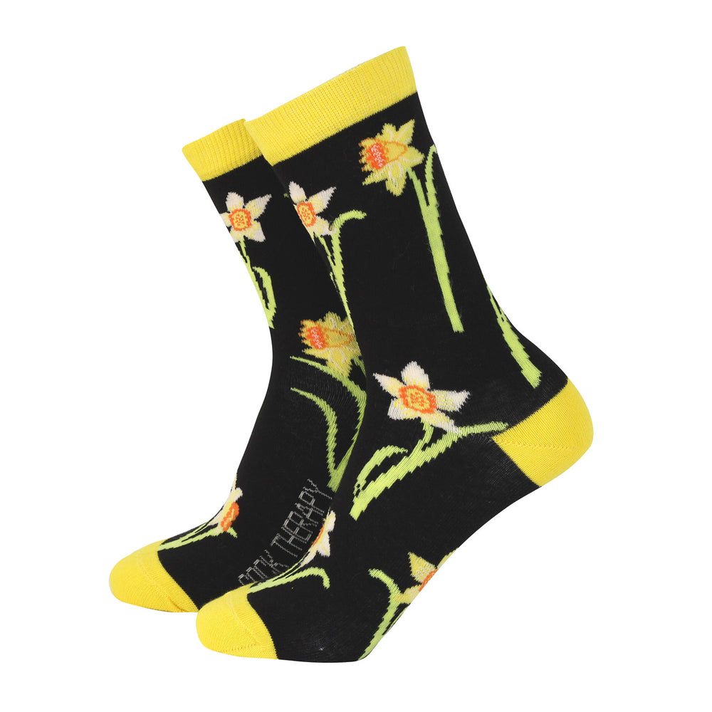 Daffodil women's socks - black