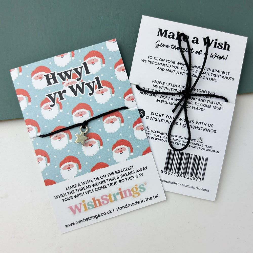 Welsh Christmas wish bracelet