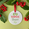 Personalised Christmas decoration