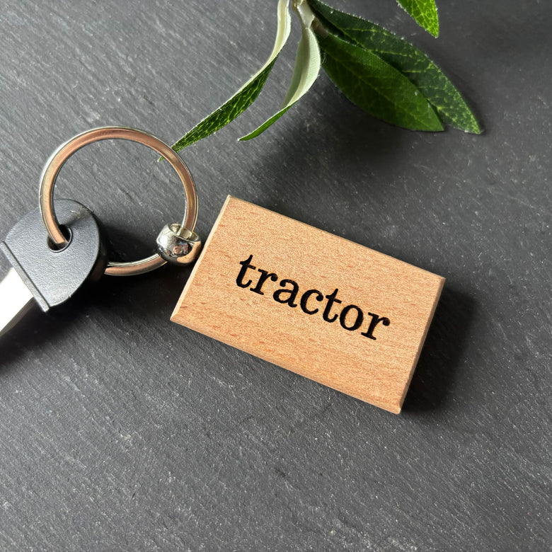 Welsh Tractor Keyring | Welsh Keyrings | Adra
