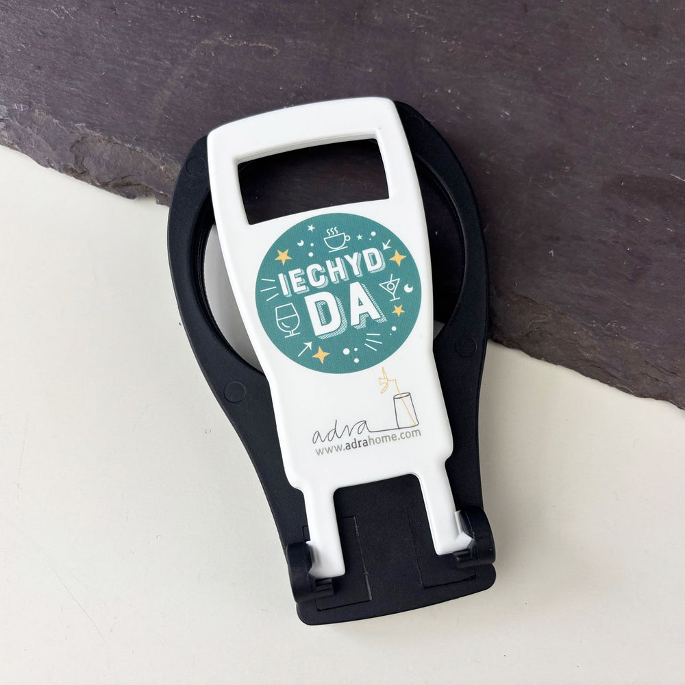 Iechyd da cup carrier