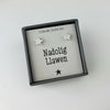 Nadolig Llawen star stud earrings