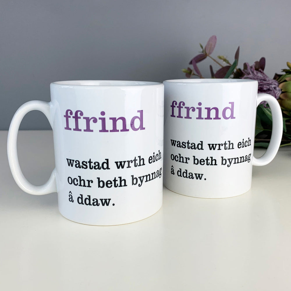 Welsh definition mug - ffrind