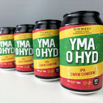 Yma o Hyd alcohol free IPA is brewed and canned in Wales