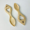 Hand crafted wooden Welsh love spoon