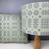 Welsh blanket print lampshade - green