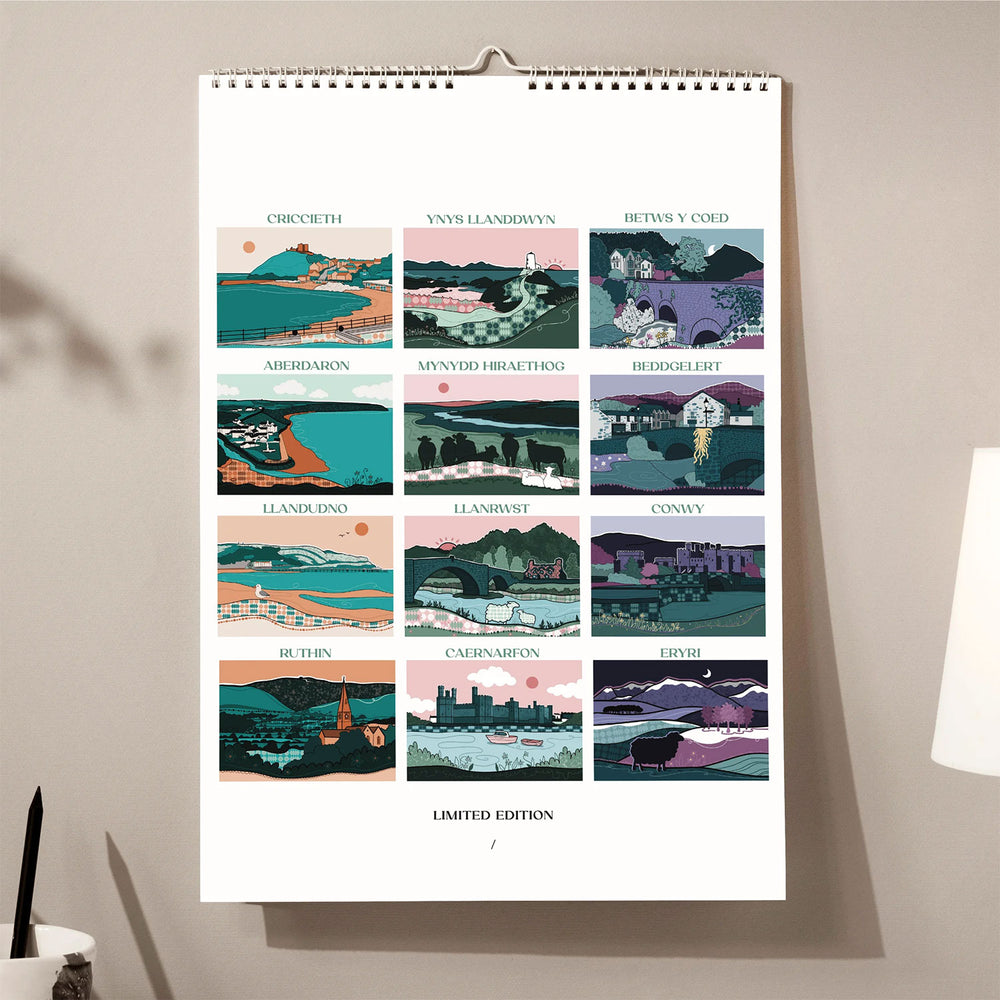 Welsh 2026 A3 calendar