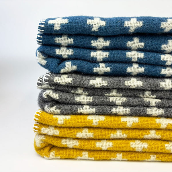 Welsh Cross Wool Throw | Cushions and Blankets | Adra