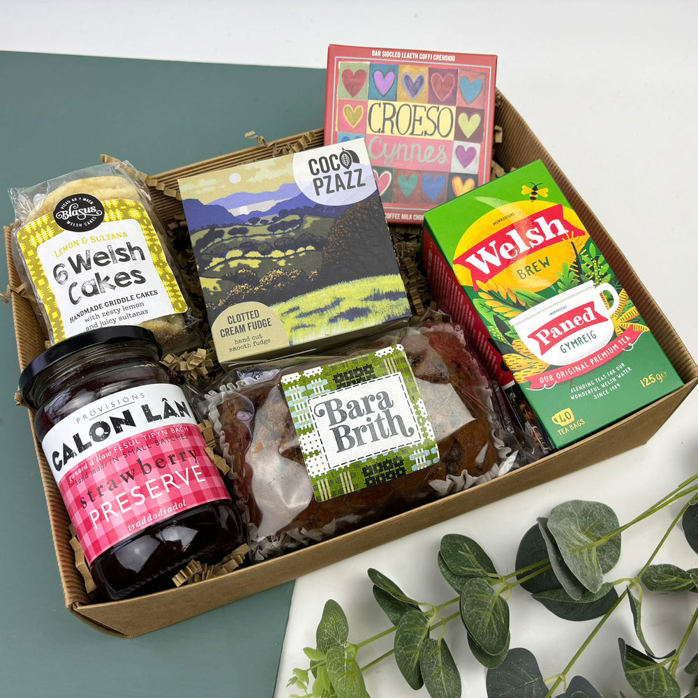 Welsh Afternoon Tea Hamper | Welsh Hampers | Food from Wales | Adra
