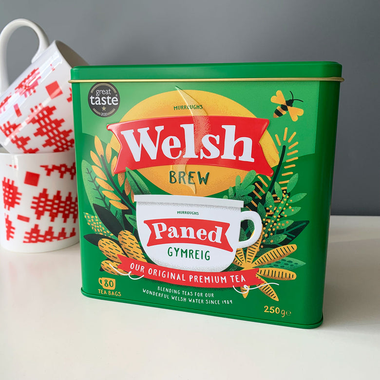 Welsh brew tea bag caddy