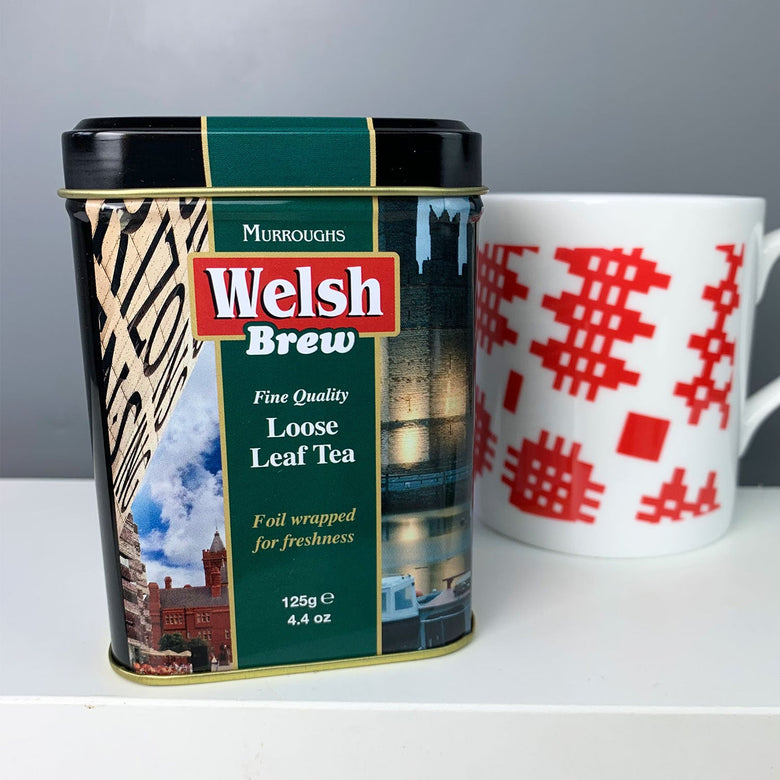 Welsh Brew loose leaf tea caddy