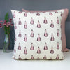Welsh lady cushion - red