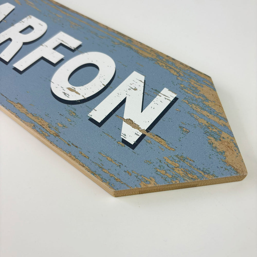 Caernarfon Welsh Sign | Welsh Prints and Art | Adra