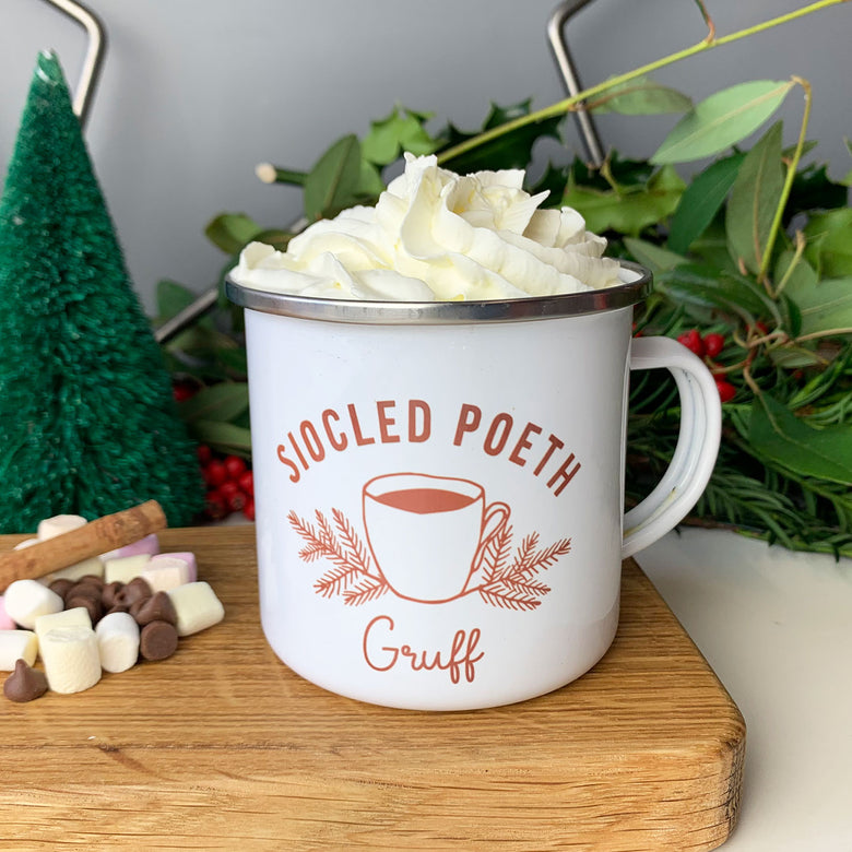 Personalised hot chocolate mug