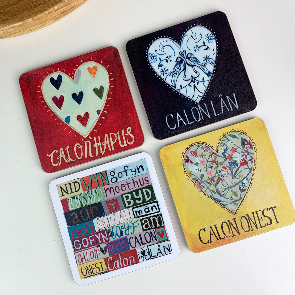 Calon Lân coasters - set of 4