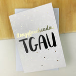 Welsh GCSE Card, Occasion Cards, Welsh Occasion Cards, Gift, Gift Bags