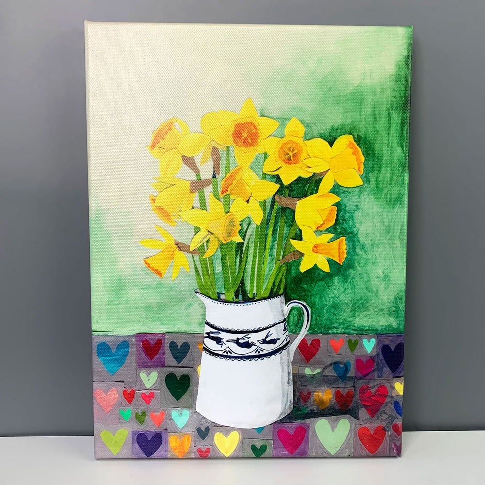 Daffodil canvas