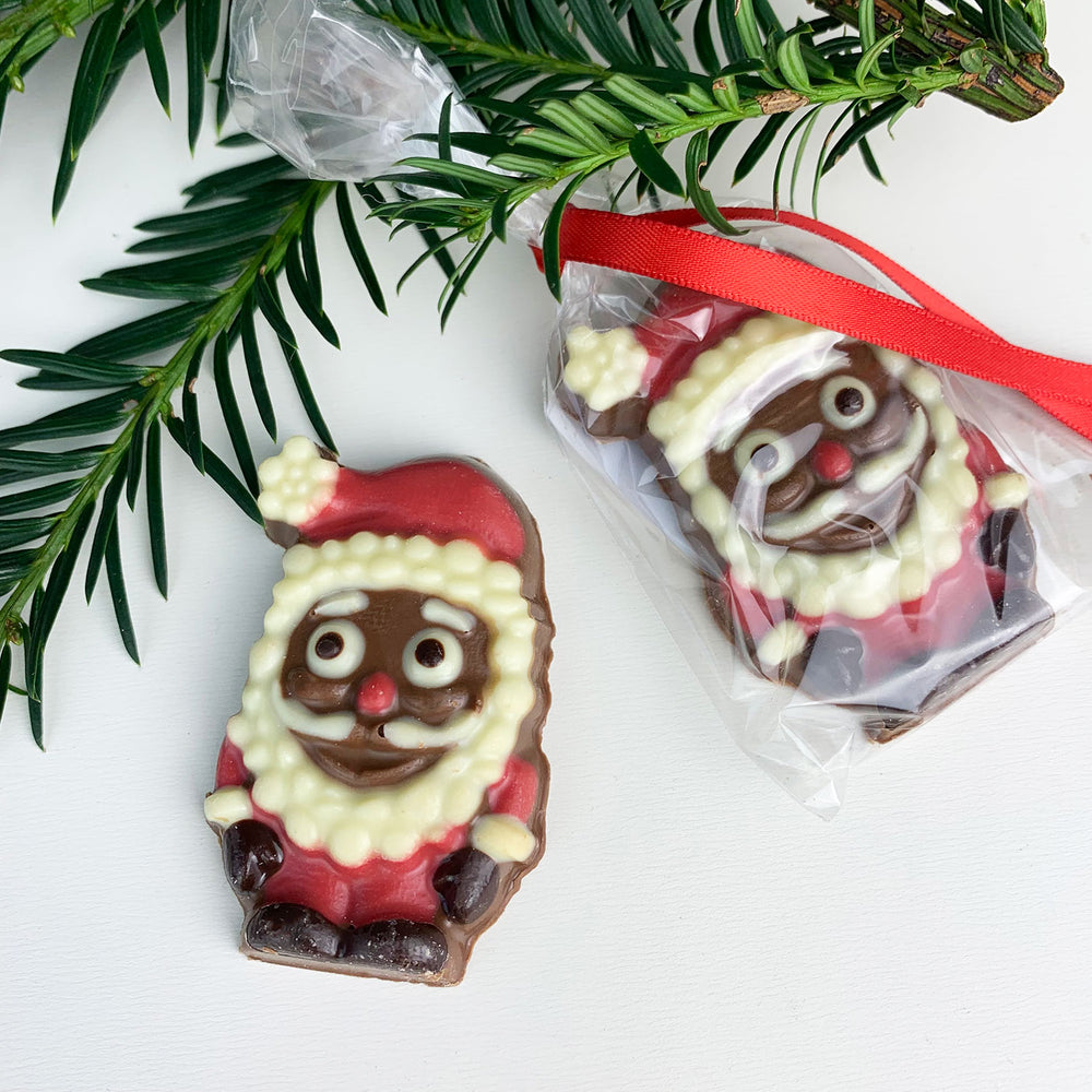 Chocolate santa, Welsh Chocolates, Welsh Food gifts, Welsh Gift