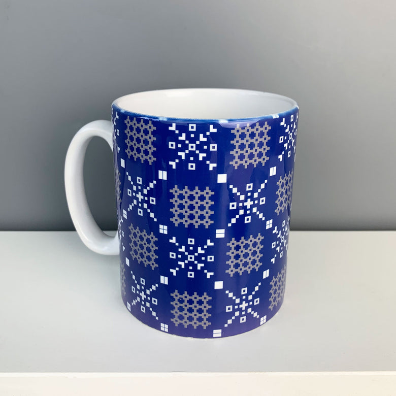 Scandi Welsh tapestry mug