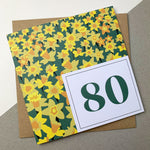 80th Birthday Card, Welsh Occasion Cards, Best Birthday Cards