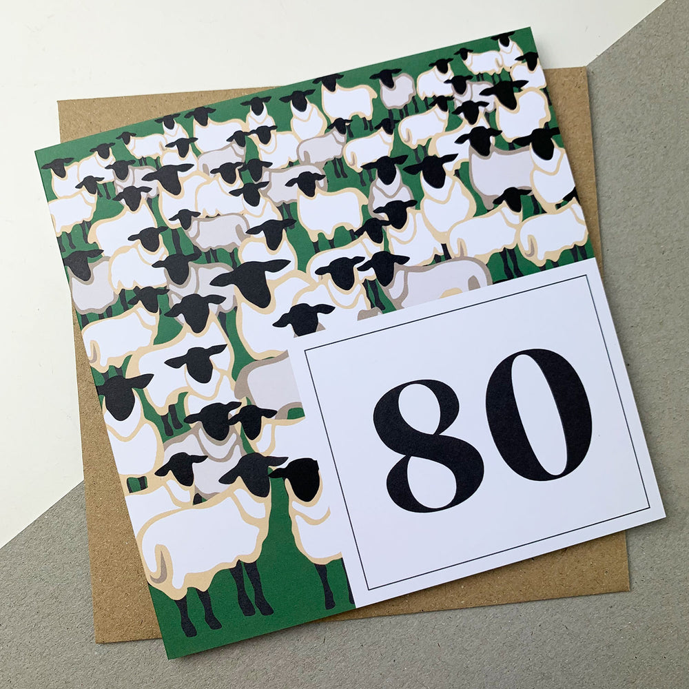 80th Birthday Card, Welsh Occasion Cards, Best Birthday Cards