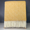 Wool delamere Welsh Throw - yellow