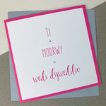 Welsh engagement Card, Occasion Cards, Gift Bags, Welsh Occasion Cards