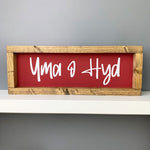 Welsh Yma o Hyd frame, Nursery Wall Art, Welsh Present Ideas, Adra