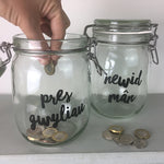 Personalised money Jar, Welsh Gifts, Personalised Childrens Gifts