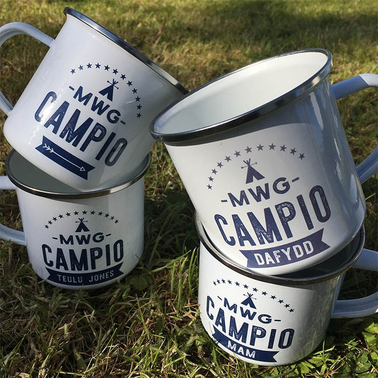 Personalised camping mug