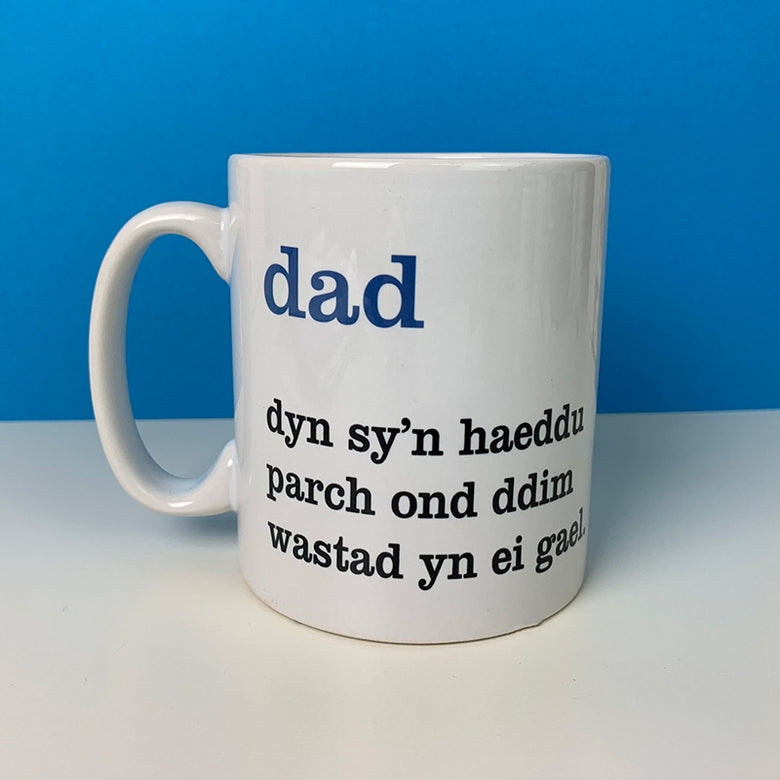 Welsh definition mug - dad